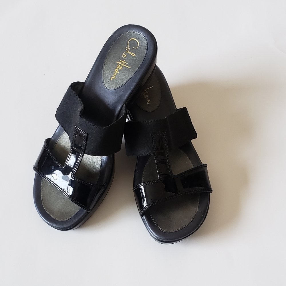 COLE HAAN + NIKE AIR COLLABORATION BLACK SANDAL